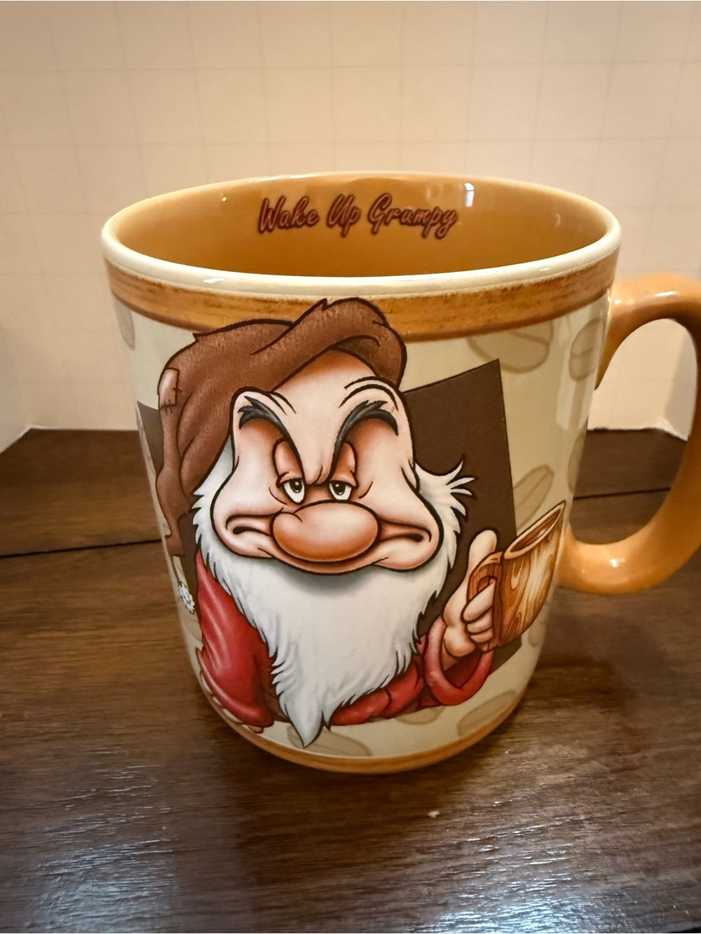 Disney World Wake Up Grumpy Coffee Mug Oversized 26 oz Extra Large